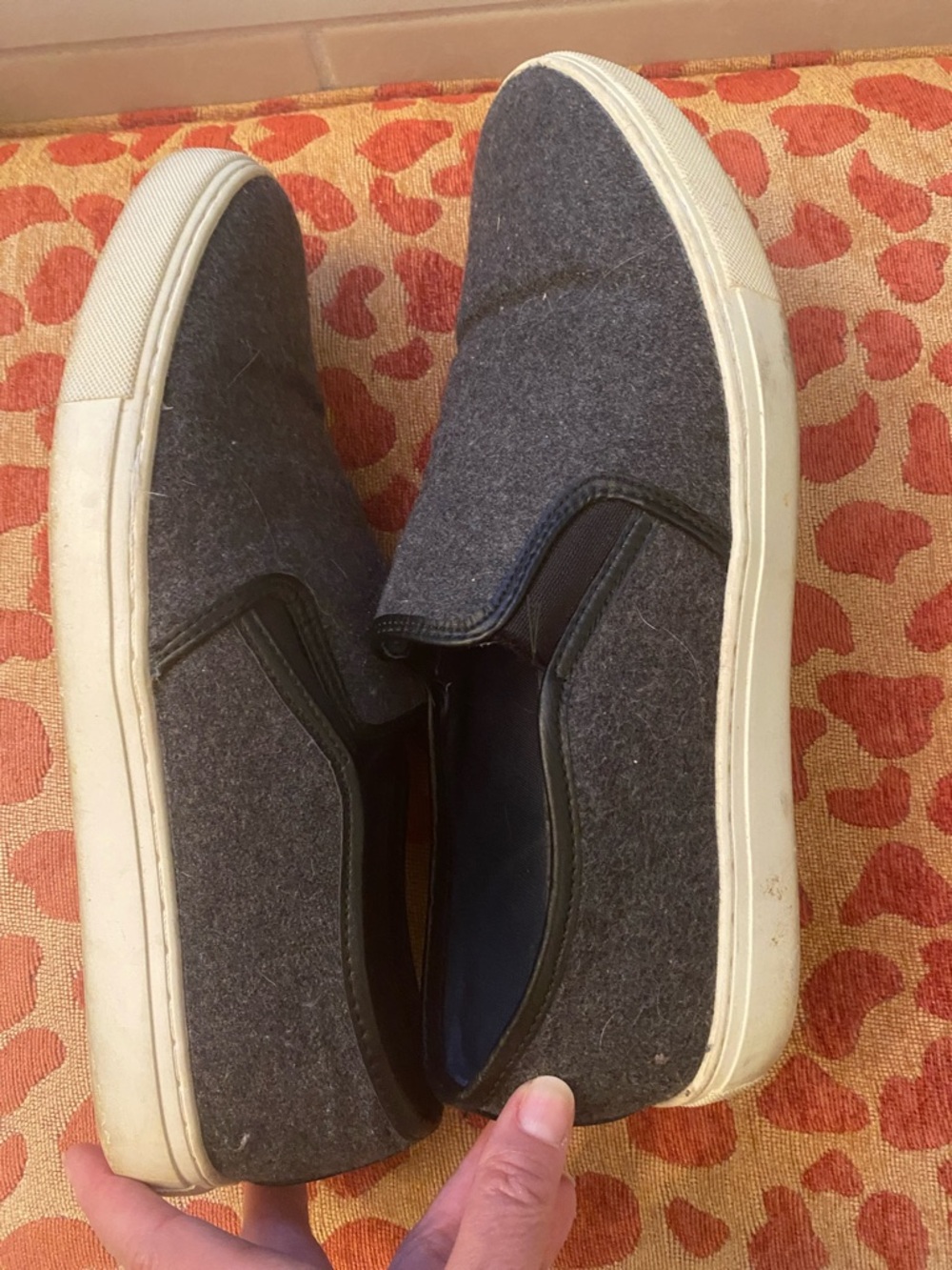 Kenneth Cole Reaction Done It Again Mens black Gray Slip-On Loafers - Picture 4 of 4
